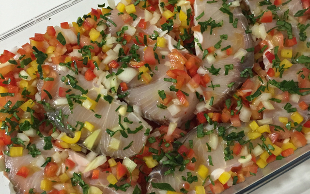 Cação à escabeche