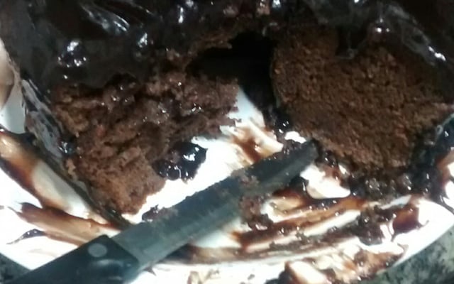 Bolo de chocolate de liquidificador