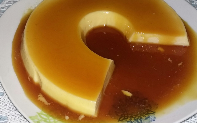 Pudim que não vai ao fogo, fácil, rápido e delicioso