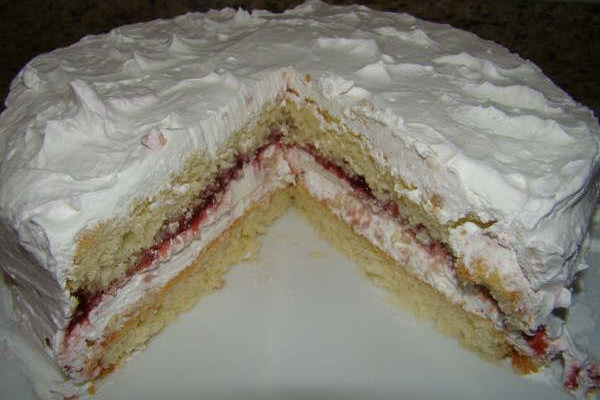 Bolo de aniversário da Luzia