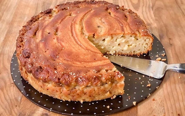 Bolo de banana de liquidificador
