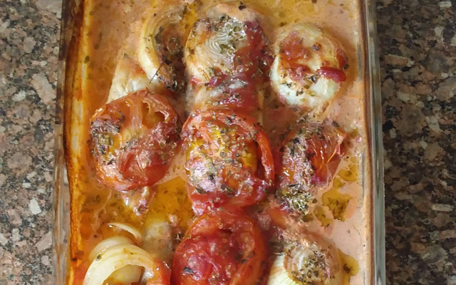 Filé de merluza a moda da Naninha