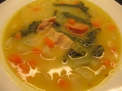 Sopa de feijão branco