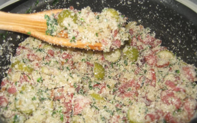 Farofa simples e saborosa