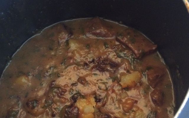 Assado de panela de pressão