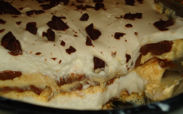 Sobremesa de chocolate e maracujá