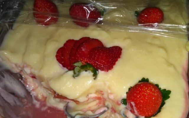 Escondidinho de morango