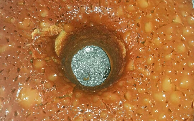 Bolo de churros invertido