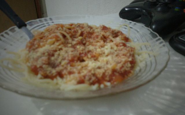 Macarrão de microondas - o verdadeiro