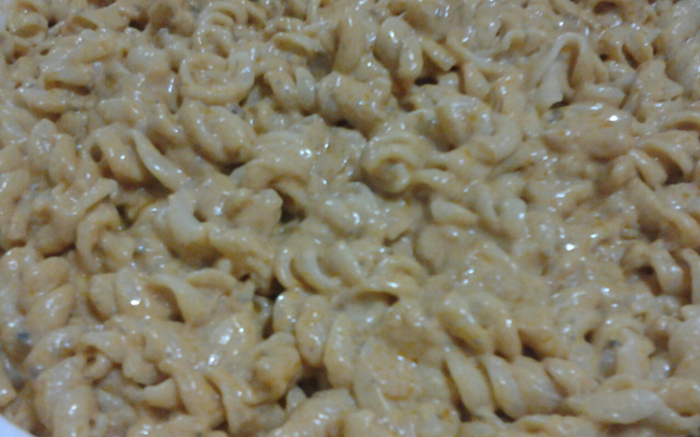 Macarrão com gorgonzola