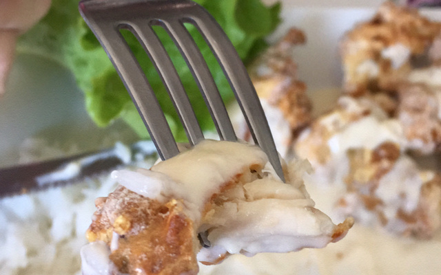 Empanado de peito de frango