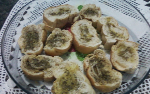 Torrada rápida e simples de microondas