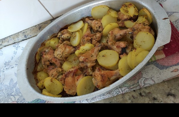 Coxinha da asa com mostarda