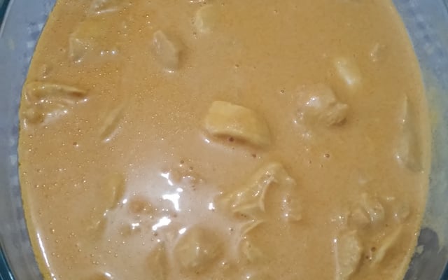 Strogonoff de frango com requeijão