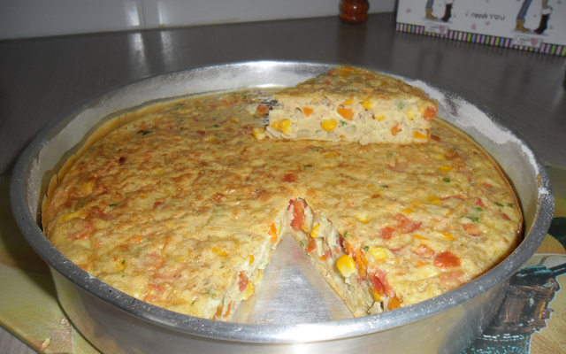 Omelete no forno
