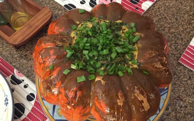 Carne de sol na moranga