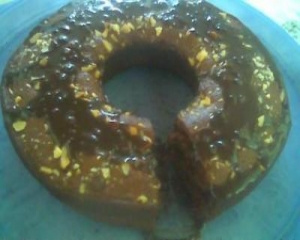 Bolo de chocolate super fofo