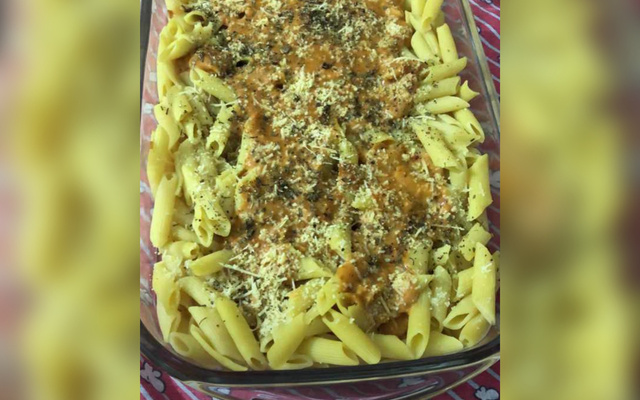 Macarrão com sardinha