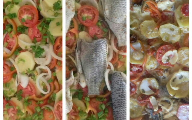 Tilápia com leite de coco