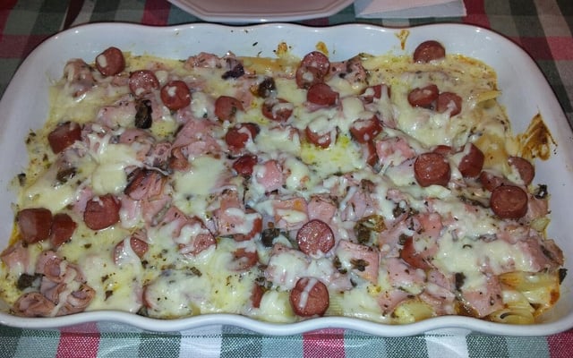 Macarrão pizza