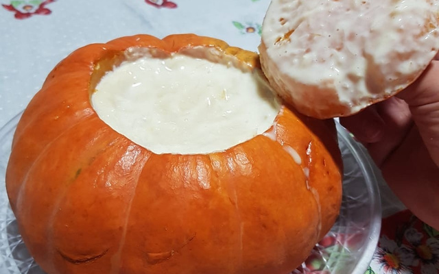 Doce de abóbora recheado