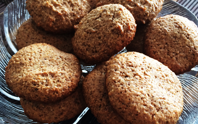 Biscoito de aveia e mel