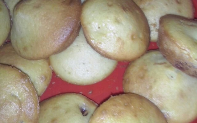 Bolinho de chuva assado e recheado