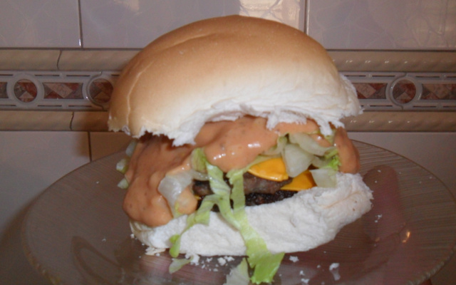 Sanduíche tipo Big Tasty by Domani Santos