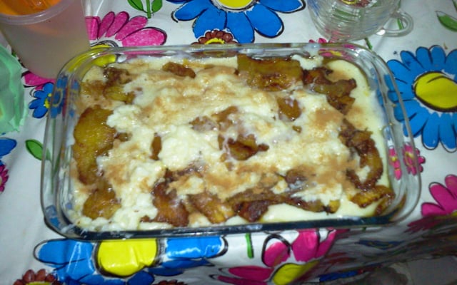 Torta de banana prática