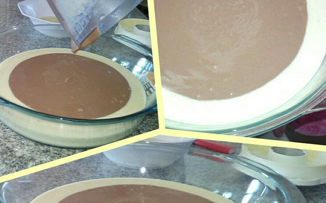 Creme de farinha láctea com Nescau