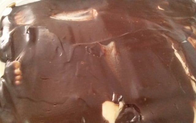 Pavê de nata e chocolate