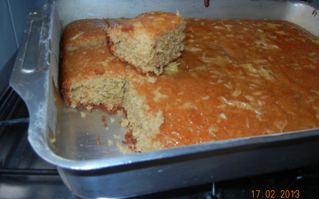 Bolo de banana nanica