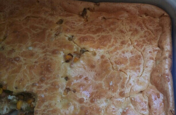 Torta salgada de sardinha