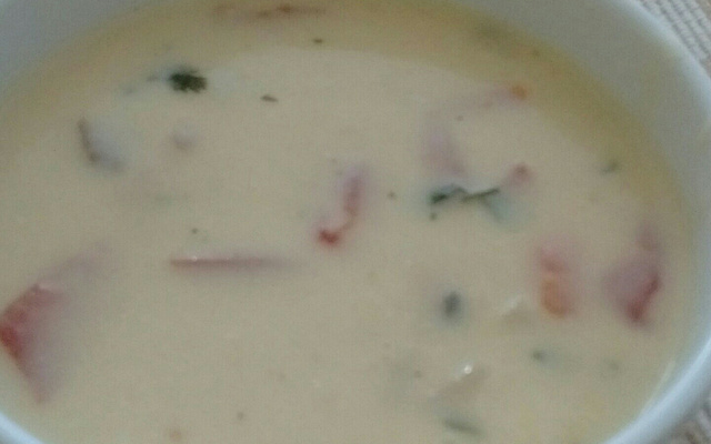 Sopa creme de aipim