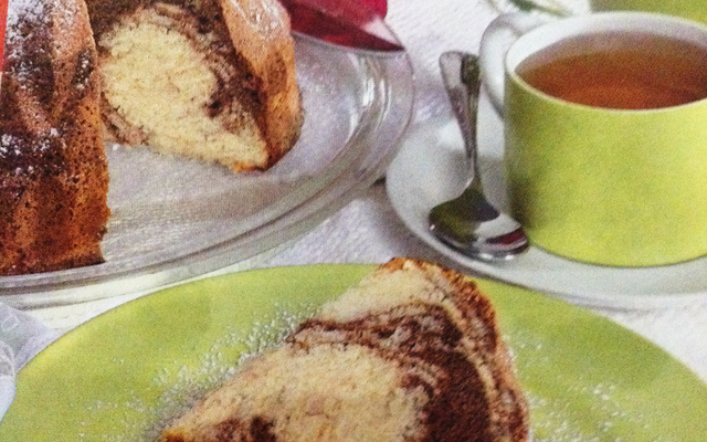 Bolo mármore fofinho