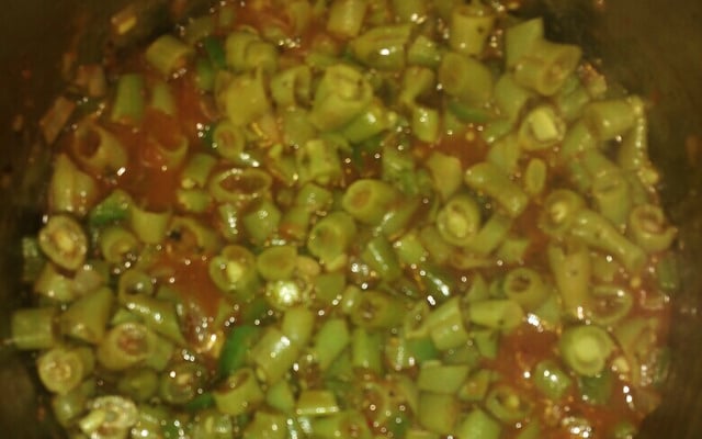 Vagem ao molho de tomate