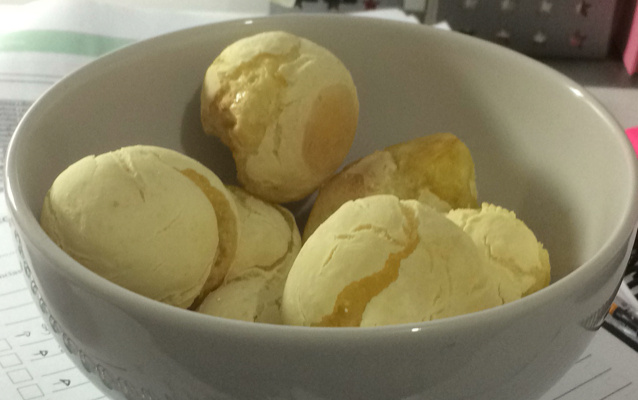 Pão de queijo vegano