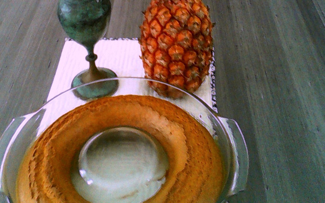 Bolo de cenoura sem ovos e com leite de soja