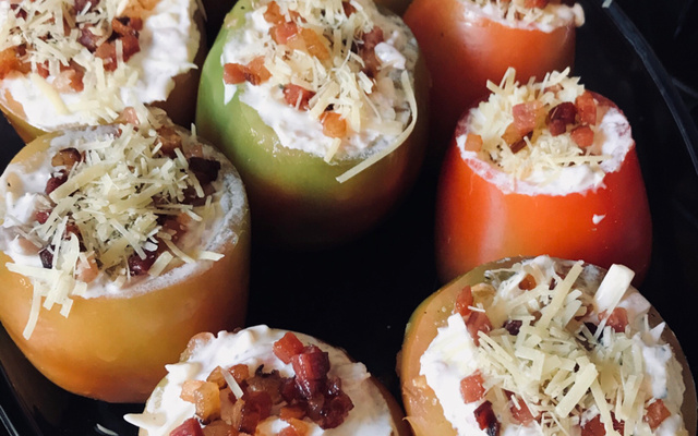 Melhor tomate recheado do mundo