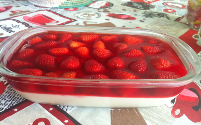 Delícia fácil de morango