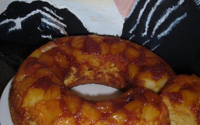 Bolo de ananás aos bocadinhos