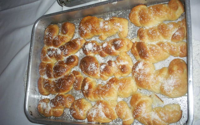 Rosca doce de batata