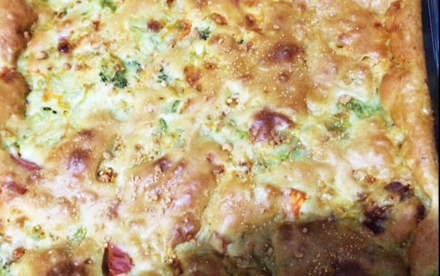 Torta de abobrinha light