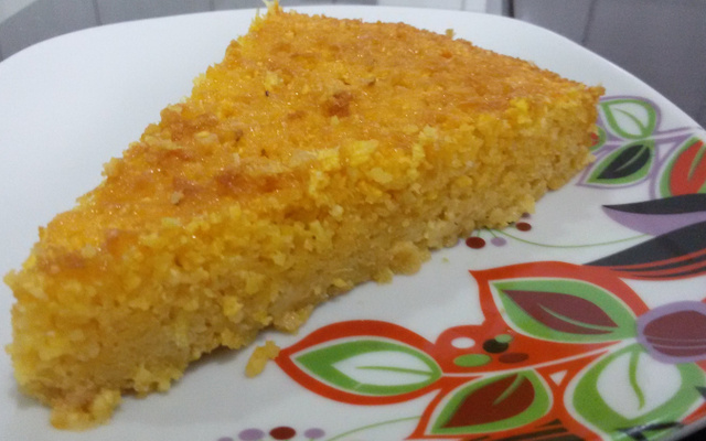 Bolo de flocão de milho 10 ingredientes