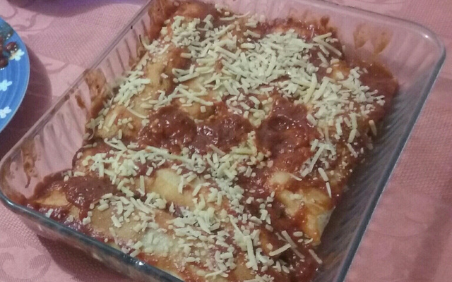 Panqueca de calabresa