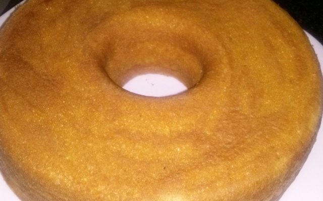 Bolo de milho de lata no liquidificador