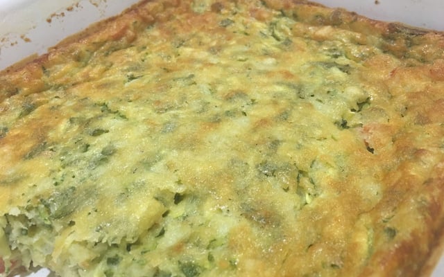 Tarte de arroz com frango