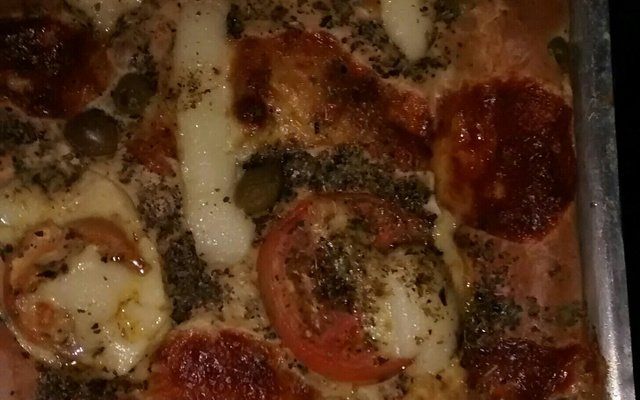 Torta cremosa de frango de liquidificador