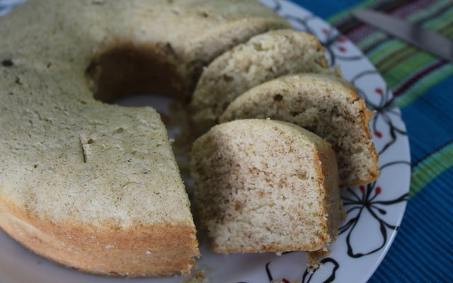 Bolo de chá verde