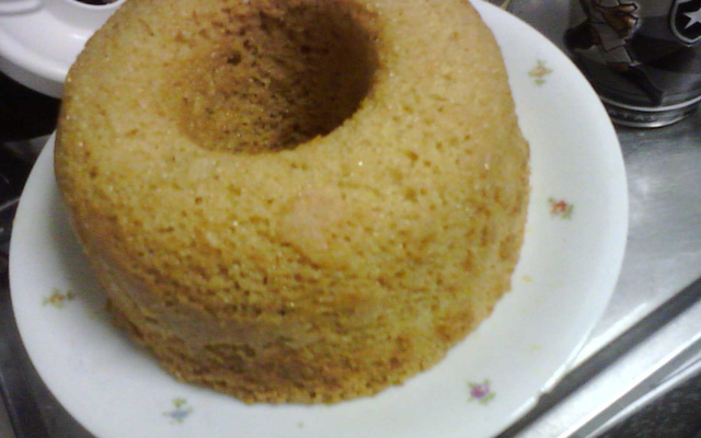 Bolo integral de laranja de liquidificador